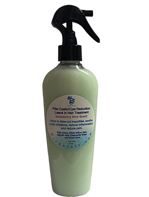 Diva Stuff Pilar Cyst/Cyst Reduction Leave In Conditioning Hair and Scalp Treatment, For Those Who Have Problems With Inflamed Hair Follicles, Pustules, Bumps, Lumps and Cysts, 8 Fluid Oounces